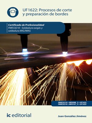 cover image of Procesos de corte y preparación de bordes. FMEC0210